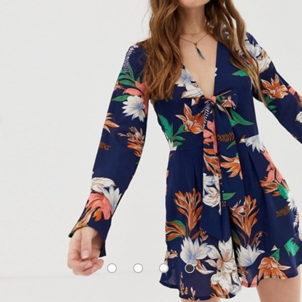 ASOS Parisian Knot Front Romper